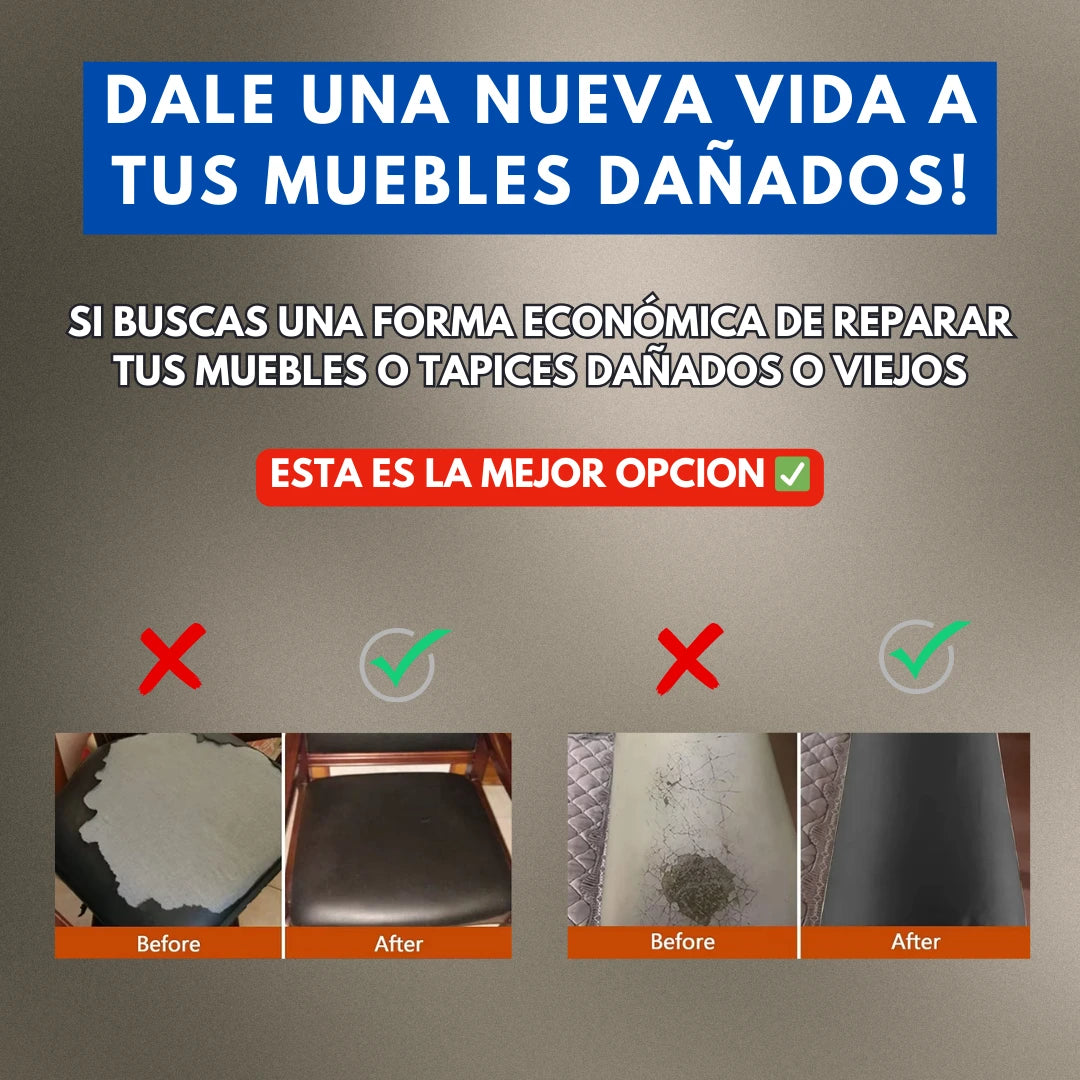 Parches De Cuero Reparador Adhesivo ( 35X110CM )