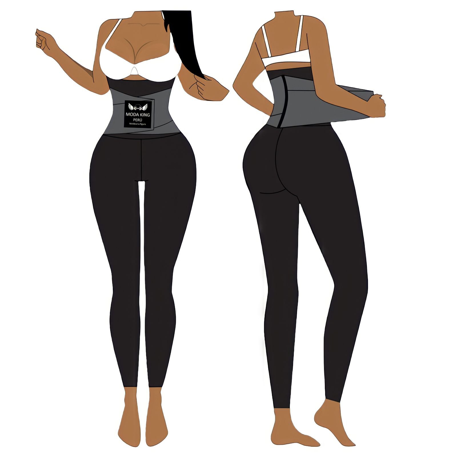 Pantalon levanta gluteos con faja